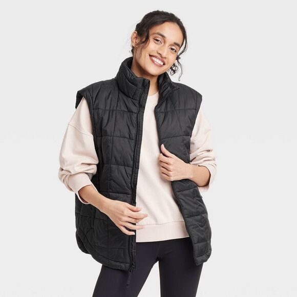 JoyLab Jackets & Blazers - JoyLab Black Quilted Puffer Vest